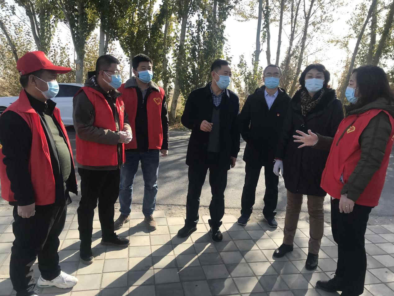 馬宗?？赐繂?wèn)疫情防控一線黨員職工